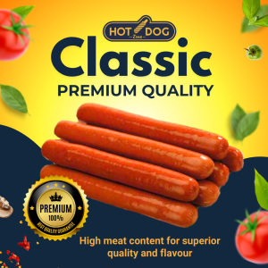 Classic Premium Hot Dog Sausage 80 x 70g