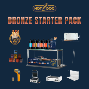 Hot Dog Zone Bronze Hire - Small Glass Cover (60 cm) without LED light
